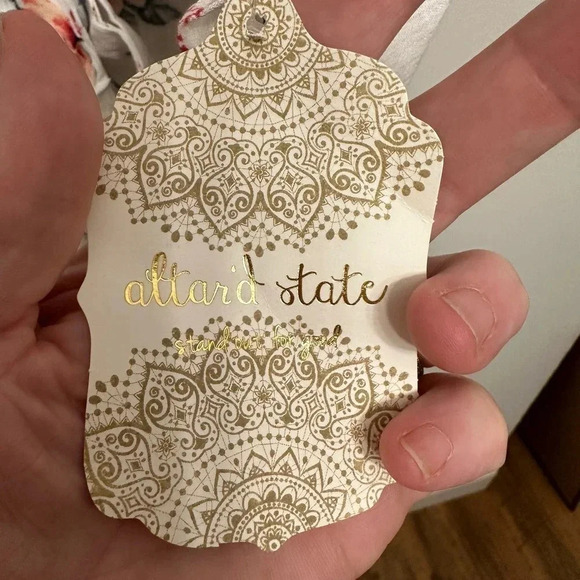 Altar’d State NWT’s tie front long sleeve floral kimono.size medium - Picture 5 of 7